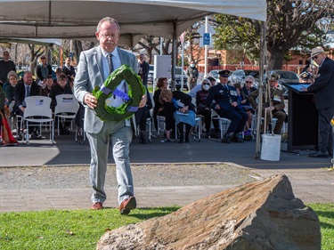Fallen Soldiers Memorial Trees ceremony