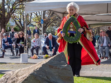 Fallen Soldiers Memorial Trees ceremony