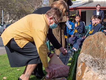 Fallen Soldiers Memorial Trees ceremony