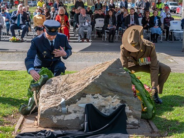 Fallen Soldiers Memorial Trees ceremony