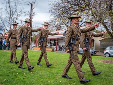 Fallen Soldiers Memorial Trees ceremony