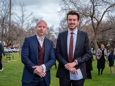 Fallen Soldiers Memorial Trees ceremony