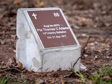 Fallen Soldiers Memorial Trees ceremony