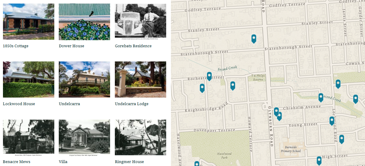 Blue Heritage Plaque Map