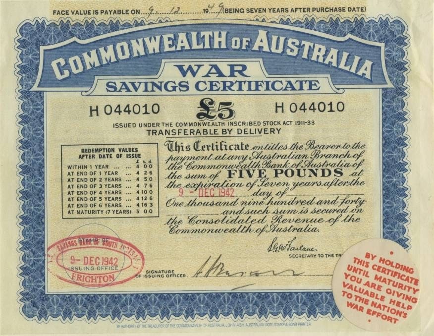 Commonwealth War Savings Certificate.jpg